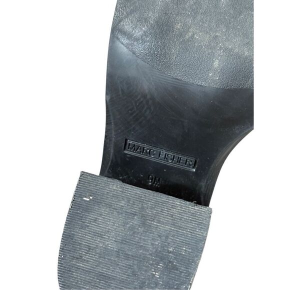 Marc Fisher Merkel Heeled Leather Western Booties size 9 Ivory - Picture 8 of 11